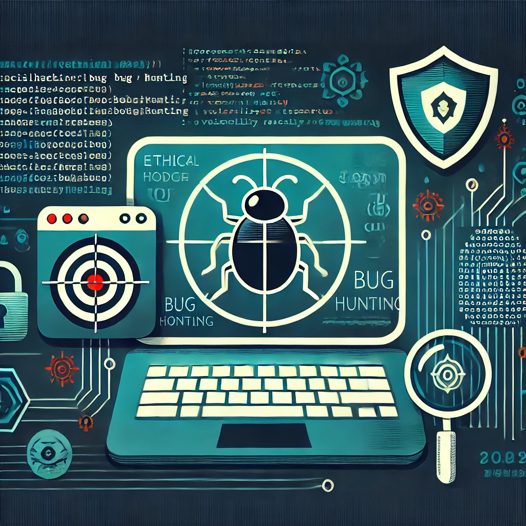 Abstract illustration of bug hunting